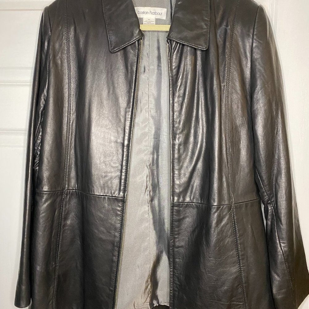 Boston Harbour 100% leather jacket